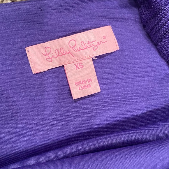 NWT Lilly Pulitzer Ramsey Maxi Dress XS Plum - Picture 5 of 5